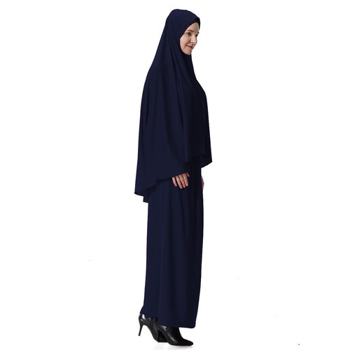 Women's Prayer Set Abaya Caftan Long Dress Arab New Hijab Skirt Islamic Clothing - 第 38/151 張圖片
