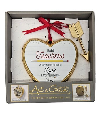 New View  The Best Teachers  Art A Gram Tabletop Display Or Ribbon For Hanging