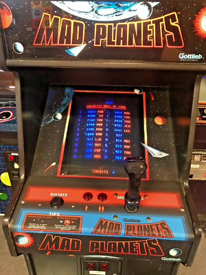 Mad Planets - 1983 By Gottlieb Arcade Machine - 2553 | eBay