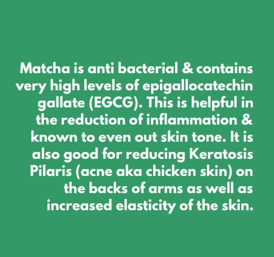 Sugar Scrub Sweet Matcha & Green Tea  | Large 10 OZ  | Shea Butter | Bath & Body - Image 3 of 4