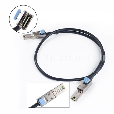 SFF-8088 Mini SAS 26P to SFF-8088 SAS 26P Pin External Cable Disk Array Line 1M