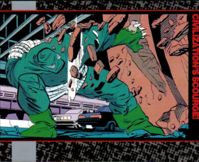 1992 SkyBox Doomsday: The Death of Superman DC Comics #6 Civilization's Scourge!