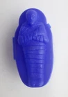 Vintage 1976 Topps Chewing Gum Empty Blue Plastic Sarcophagus Mummy Candy Box