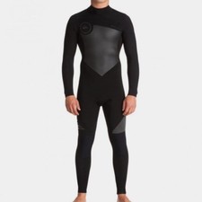 QUIKSILVER Men's 4/3 SYNCRO LFS BZ Wetsuit - XKKK - Small - NWT