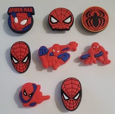 8 pcs. SPIDER MAN shoe charms for crocs