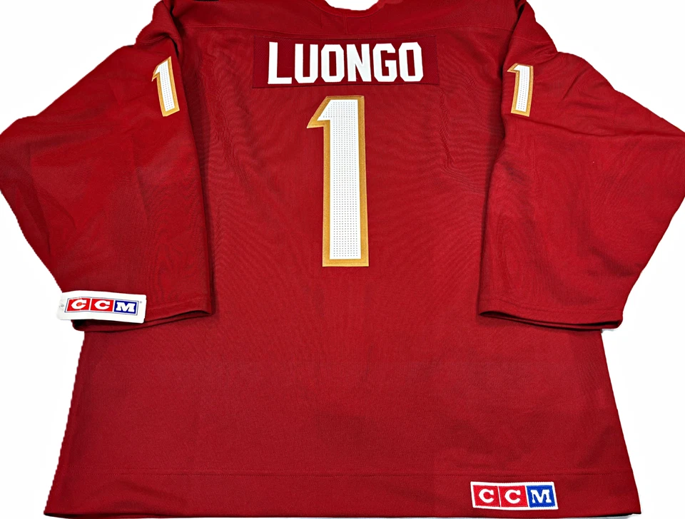 PRO-52-54-56 * CAMISETA DE HOCKEY AUTÉNTICA CCM/MASKA ROBERTO LUONGO FLORIDA PANTHERS Foto 2 de 4