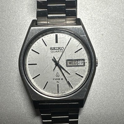 SEIKO セイコー TYPE II 7123-7080 クォーツ 腕時計 Seiko Type II Quartz Vintage 7123-7080 Men's Watch From Japan NEW