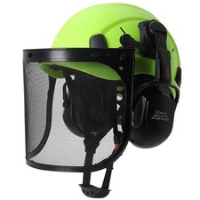 Forestry Safety Helmet with Visor Earmuffs Chainsaw Hard Hat CE ABS