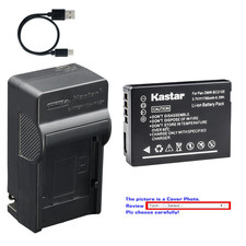 Kastar Battery AC  USB-C Charger for Panasonic DMW-BCG10 BCG10E BCG10PP BCG10GK