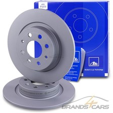 ATE 2x BREMSSCHEIBE VOLL Ø264 HINTEN FÜR ABARTH FIAT PUNTO 199 OPEL ADAM CORSA E