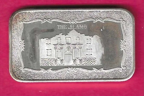 THE ALAMO   .999 SILVER ART BAR