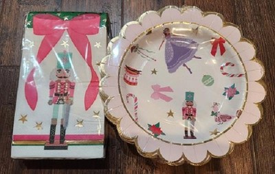 Nutcracker  Plates or  Napkins ~ Strictly Fancy ~ Ballet Holiday Christmas NEW