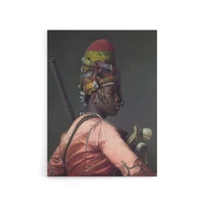 Jean Leon Gerome Bashi Bazouk Portrait Canvas Wall Art Print