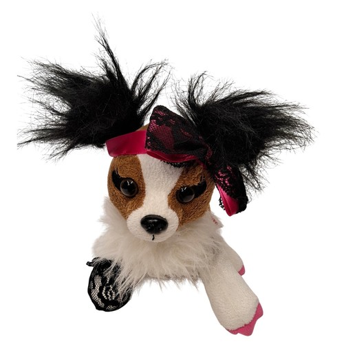 Webkinz Rockerz Papillon Plush Dog Toy Popstar No Code 2012 10" Pop Star Stylish