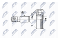 Gelenksatz Antriebswelle NTY NPZ-PE-033 FüR Peugeot Fiat Scudo Bus Multijet 4X4