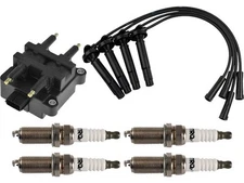 TRQ 64PQ56F Ignition Coil Spark Plug and Wire Set Fits 1999-2004 Subaru Impreza