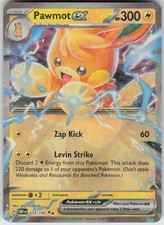 Pawmot ex 073/197 Double Rare Obsidian Flames Near Mint