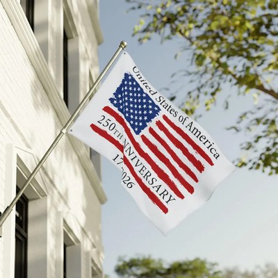 America 250th Anniversary Patriotic Performance Design Flag
