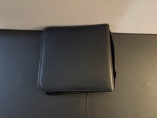Fujifilm CD DVD 3-Ring Binder Carry Travel Case Faux Leather Holds 208