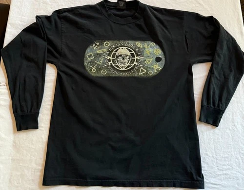 Megadeth Cryptic Writings World Tour Long Sleev 1990s vintage concert t-shirt, vintage, size XL, single stitch, B+ condition