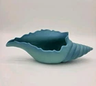 Vintage Van Briggle Pottery Ceramic Conch Shell 17" Planter Dish