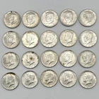 $10 Face 1964 Kennedy Half Dollar 50c 90% Silver US Coin Roll Tube