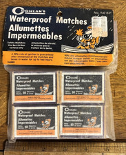 Vintage 4 Boxes Coghlans Waterproof Safety Ma...