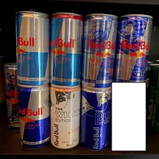 RED BULL JAPAN empty can x7! TOP-SEALED!! EMPTY. Special listing for SEFI29 !