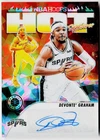 2023-24 Panini Nba Hoops Premium Stock - Hot Signatures #HS-DEV Devonte' Graham