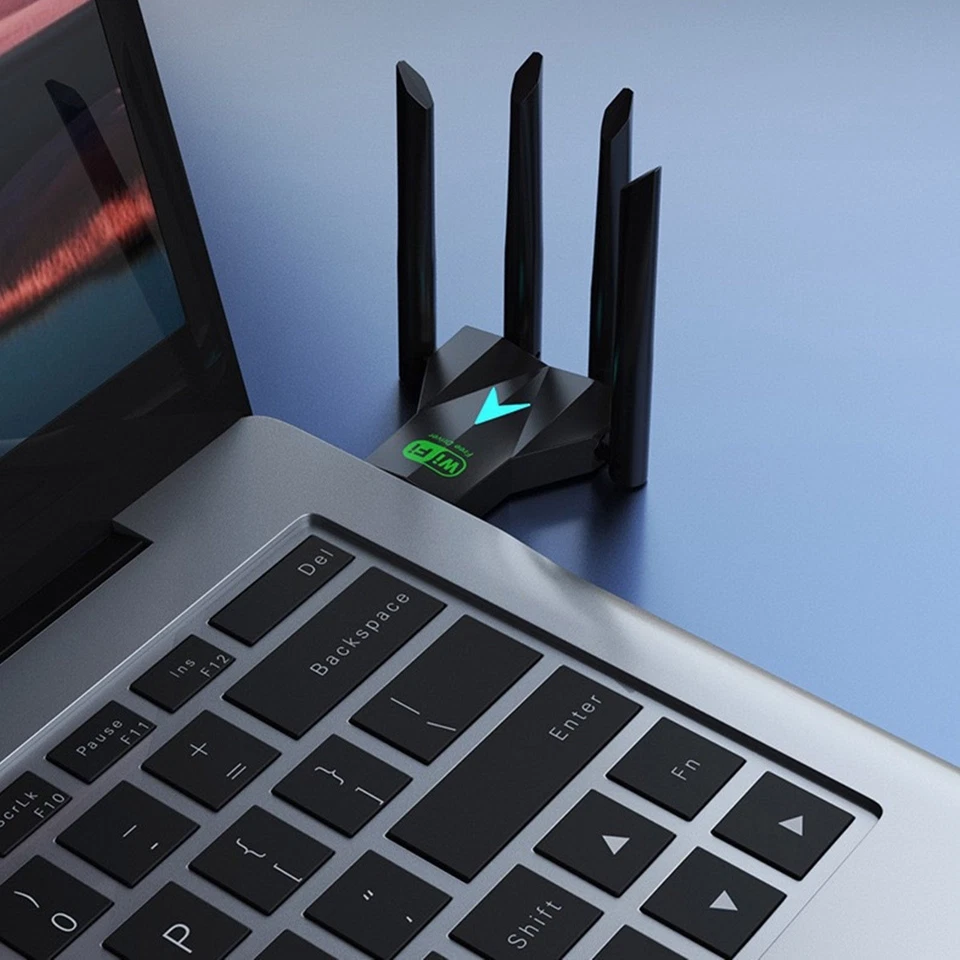 2.4G 400Mbps & 5G 867Mbps USB 3.0 WiFi Adapter For Windows XP/7/8/8.1/10/11 - Image 4 of 4