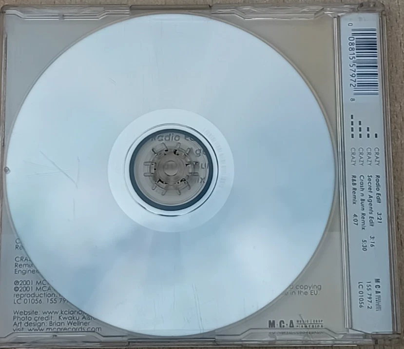 K-CI & JOJO - Crazy - Maxi-CD / MCA Records 2001, 155 797-2 - Bild 3 von 3