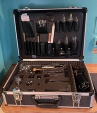 Vintage Violet Wand Working High Frequency Kit 20 Electrodes Attachments Case