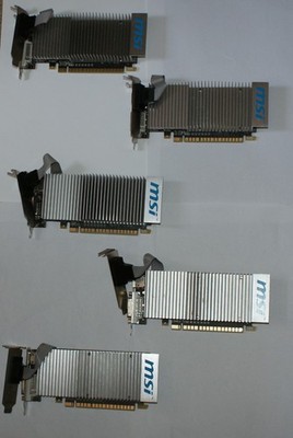 Restposten 5 MSI GT210 1GB DVI/VGA/HDMI Low Profile Grafikkarten