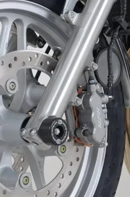 PROTEZIONI PERNO FORCELLA ANTER. COPPIA R&G PER HONDA CB 1000 R 2008 > 2017 NERO - Immagine 2 di 3