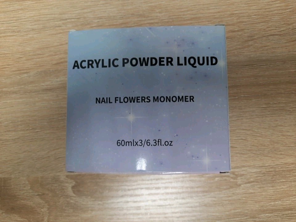 Acrylic Powder Liquid Nail Flowers Monomer 60mlx3/6.3fl.oz FREE SHIPPING 