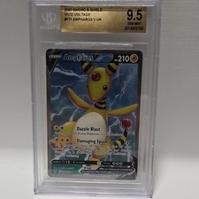 Ampharos V Full Art 171/185 - Vivid Voltage - Ultra Rare - Beckett 9.5 - Holo on eBay
