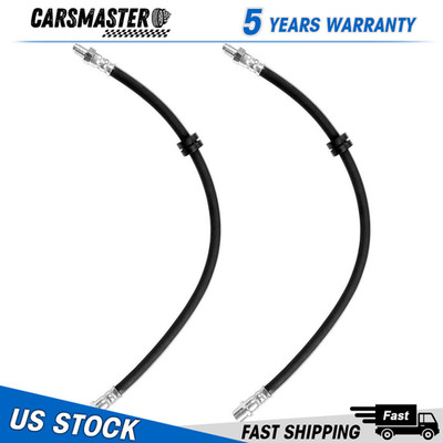 Sunsong Set of 2 Front Brake Hydraulic Hoses for BMW E30 E36 318i 320i 325i Z3