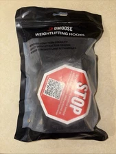 DMoose Weight Lifting Hooks (Pair), Hand Grip Support Wrist Straps for Deadlift