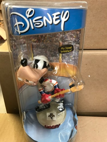 Florida Panthers Slap Shot GOOFY Hockey Bobblehead Figure 2003 NHL Disney BROKEN