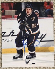Alex Steen Signed Autographed 8x10 Photo BLUES