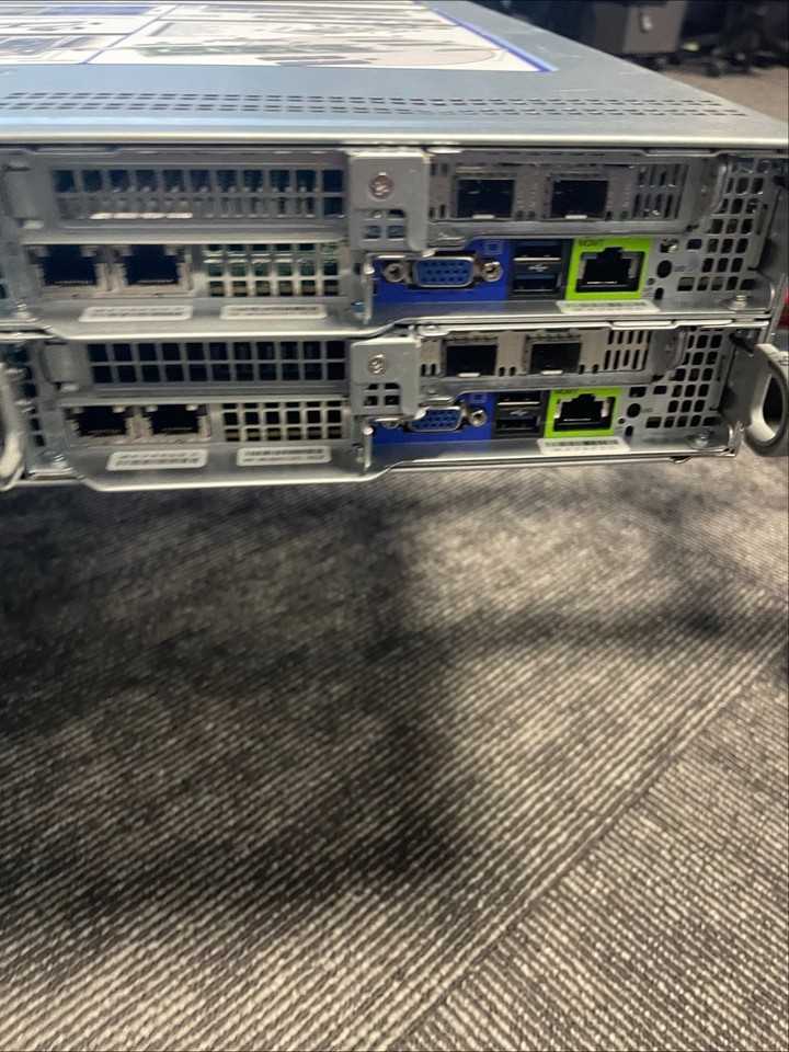 Nutanix NXS2U4NS24G600 Gen6 24-Bay Quad Node CTO Server 12 2TB Drives ...