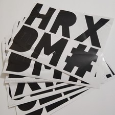 Vinyl Alphabet Letter Set 5 Packs, 3 7/8" High Letters New