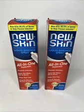 2x New Skin Liquid SPRAY Bandage 1oz Open Box