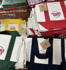 Trader Joe’s Mini Canvas Tote Bag Set