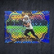 Chuba Hubbard 2025 Panini Select Field Level Blue Prizm /75 #443 Panthers