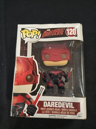 Funko Pop! Vinyl Marvel Daredevil Vinyl Bobblehead Figure #120 Red Black