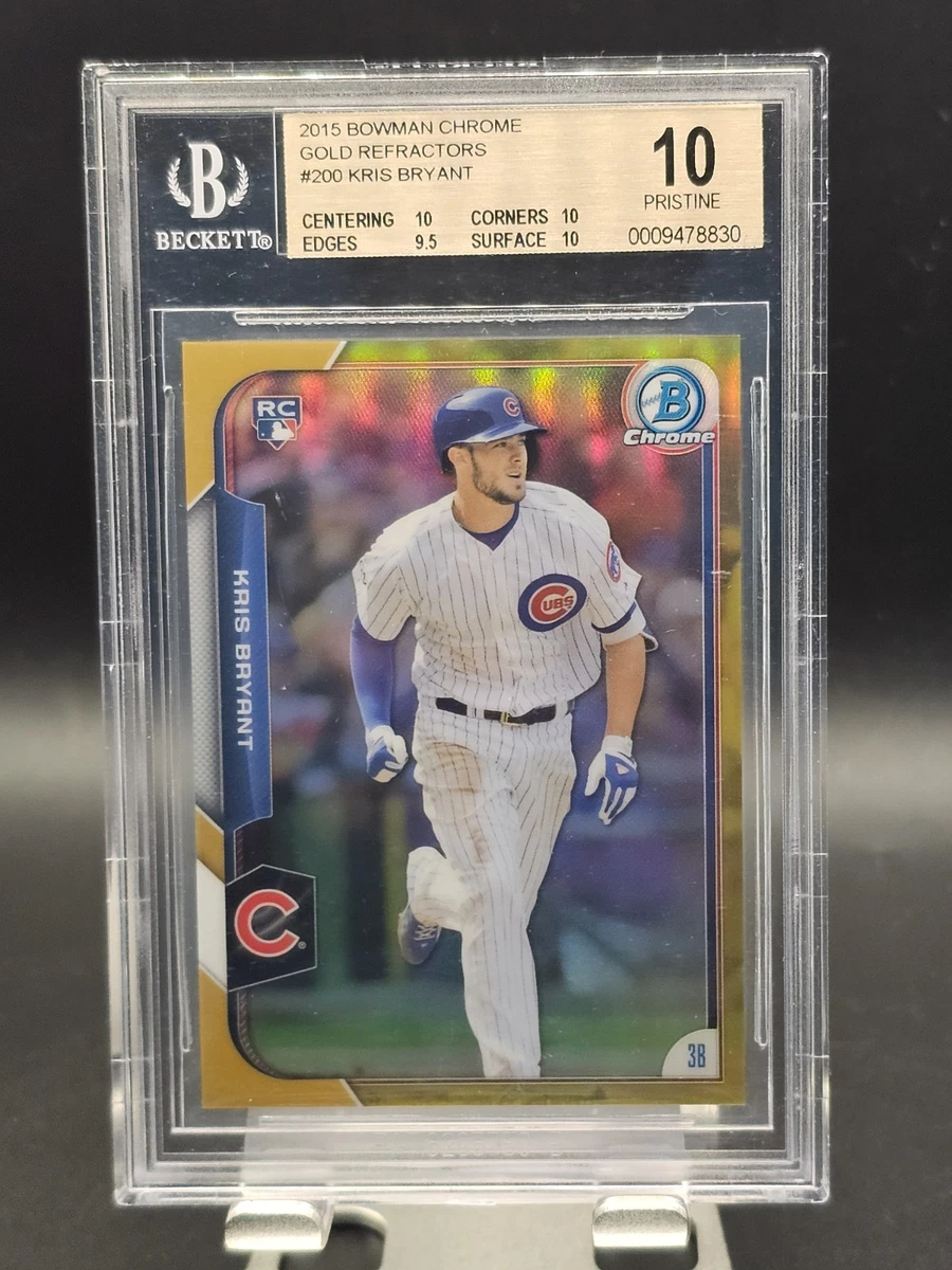 Kris Bryant 10 Graded Baseball Sports Trading Cards & Accessories