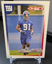 Topps Total 2005 Justin Tuck Rookie #460 New York Giants Football Card. rookie card picture