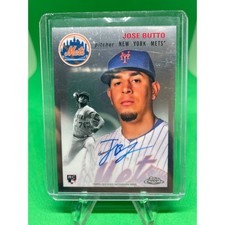 2023 Topps Chrome Platinum #CPA-JBU Jose Butto RC Auto New York Mets
