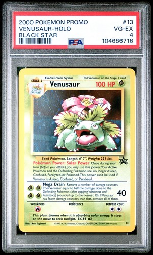 Venusaur graded PSA 4 for sale on eBay